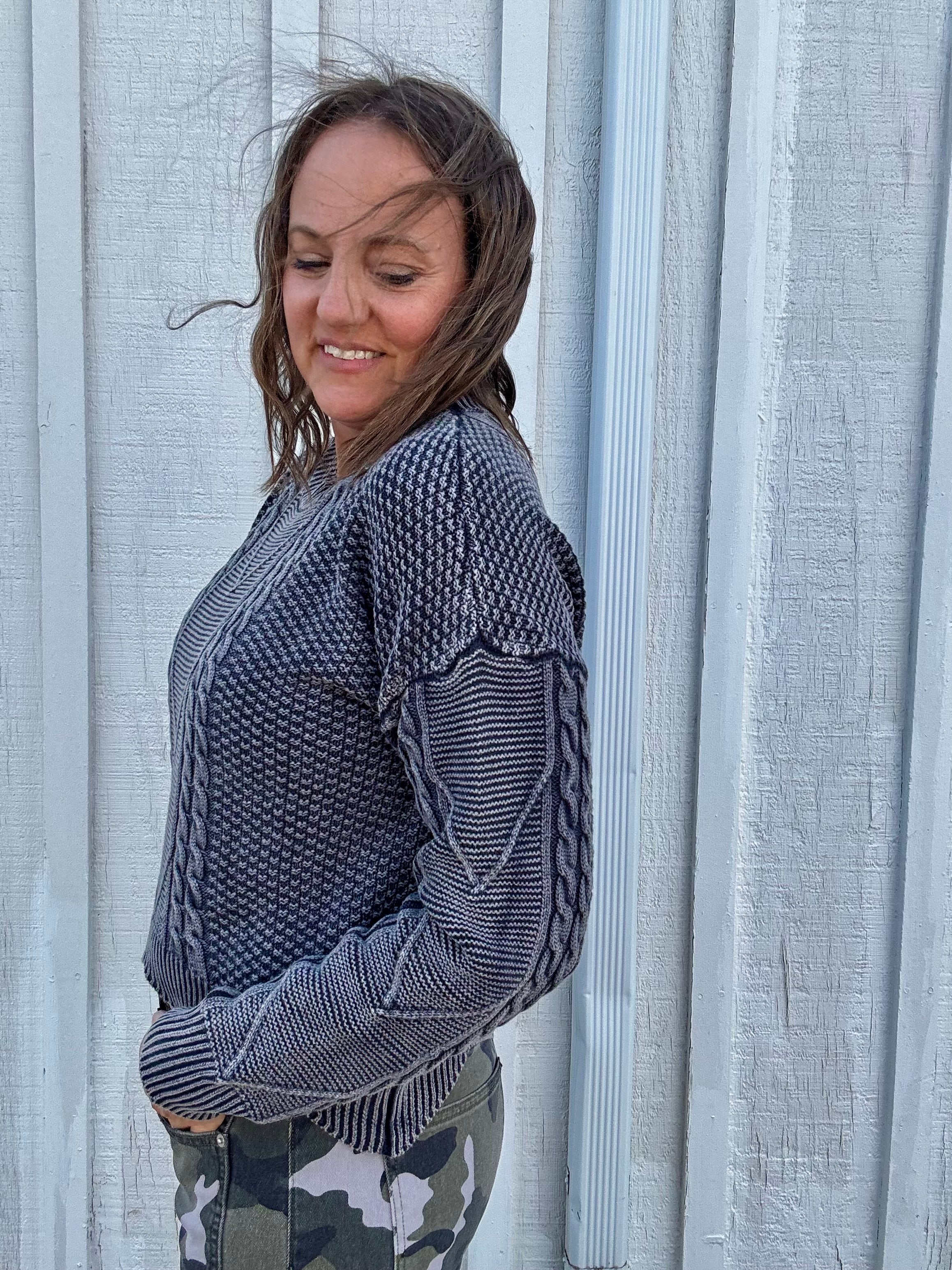 Verity Textured Knit Sweater