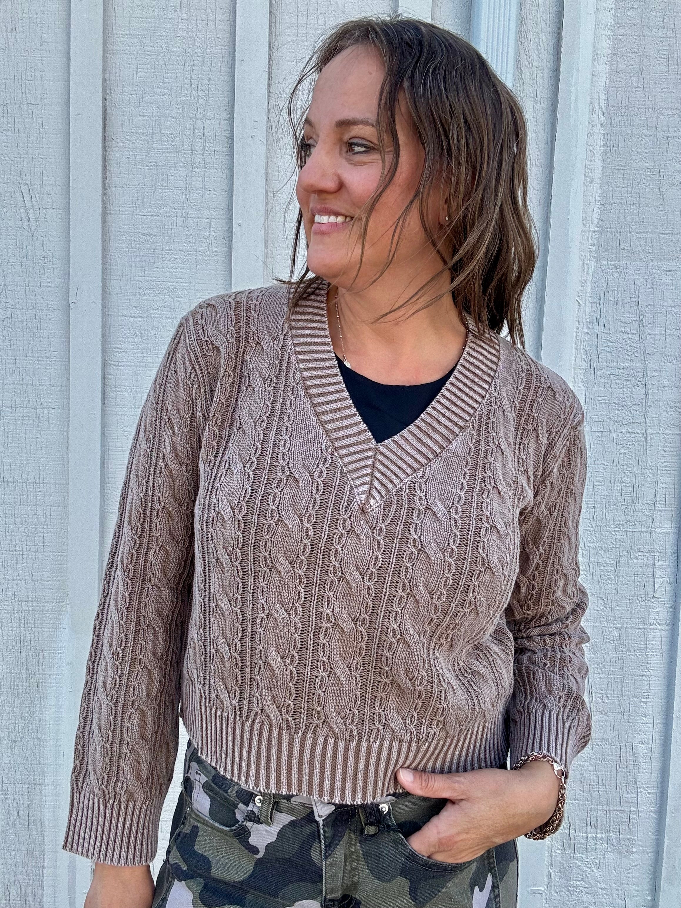 Laurel Cable Knit Sweater
