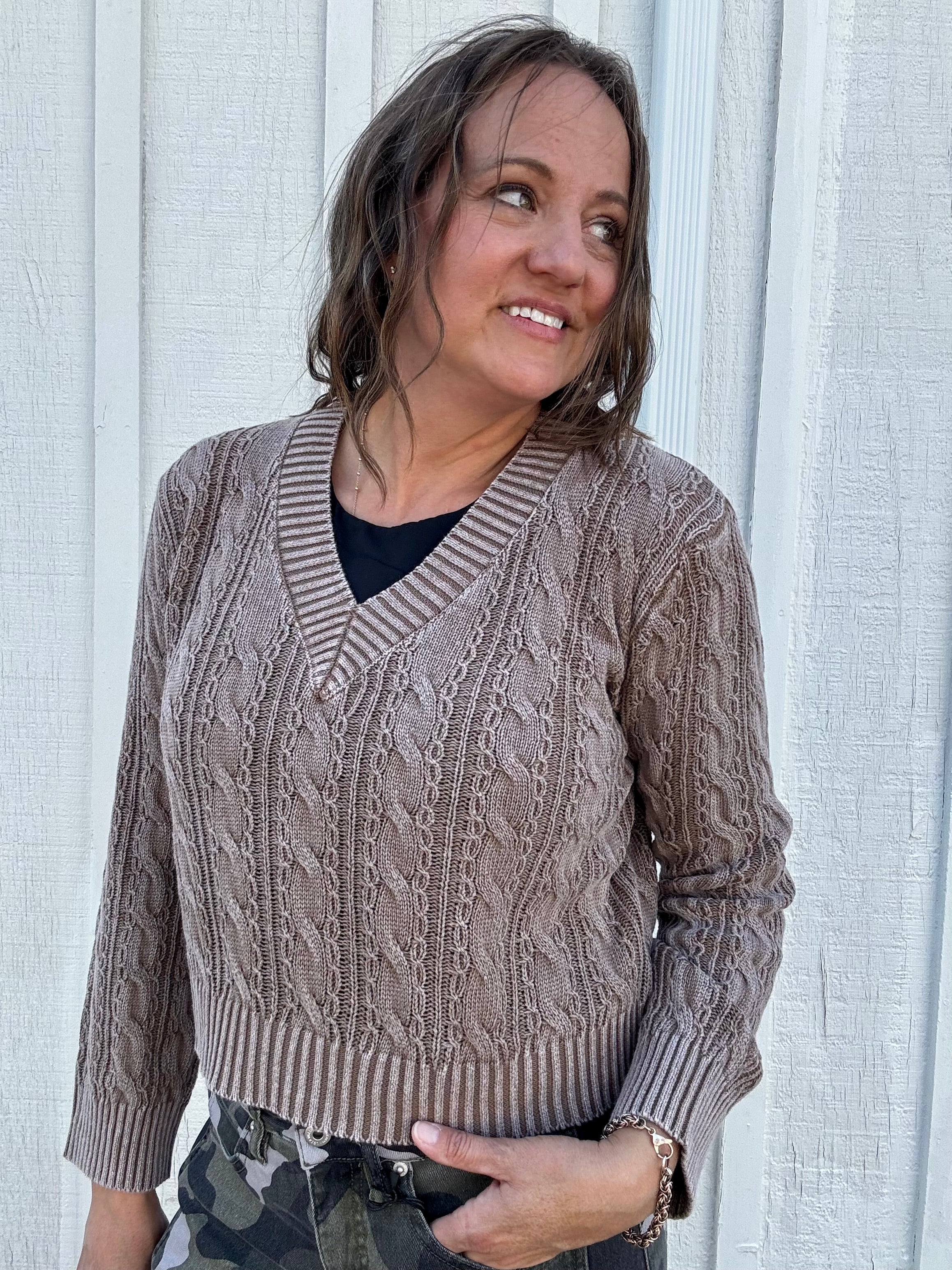 Laurel Cable Knit Sweater