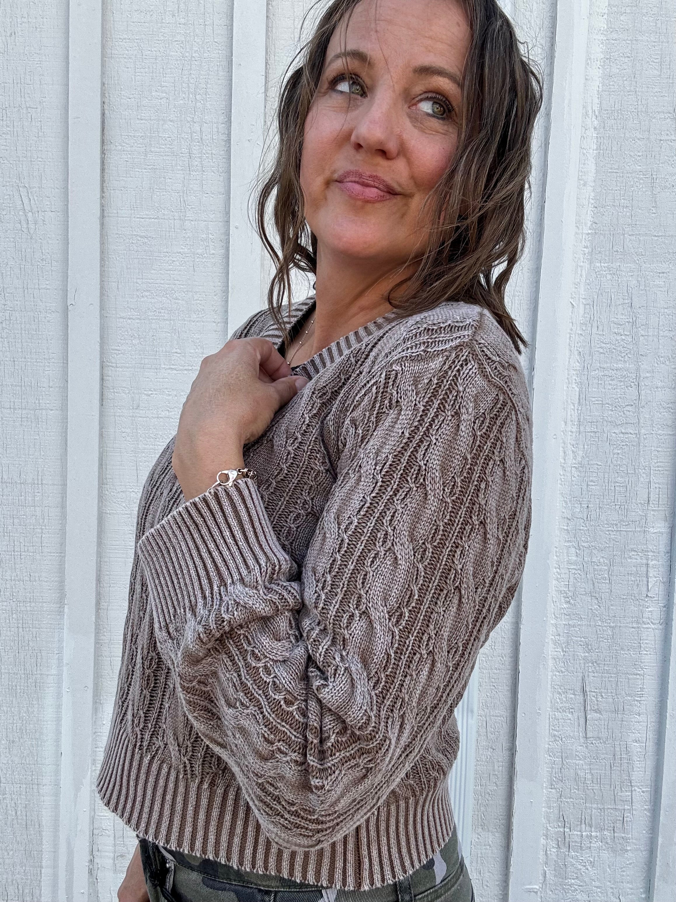 Laurel Cable Knit Sweater