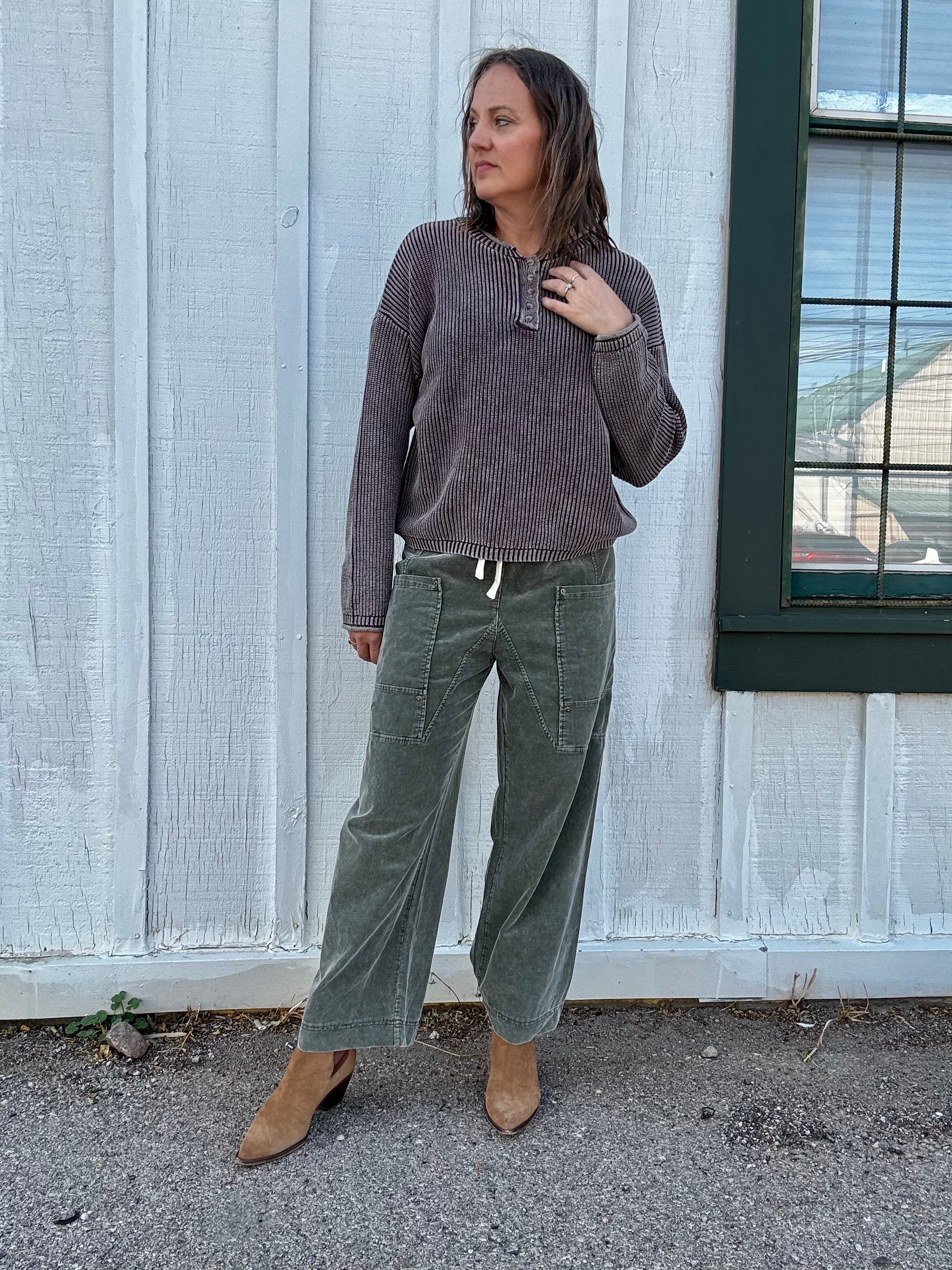 The Reese Textured Cotton Henley