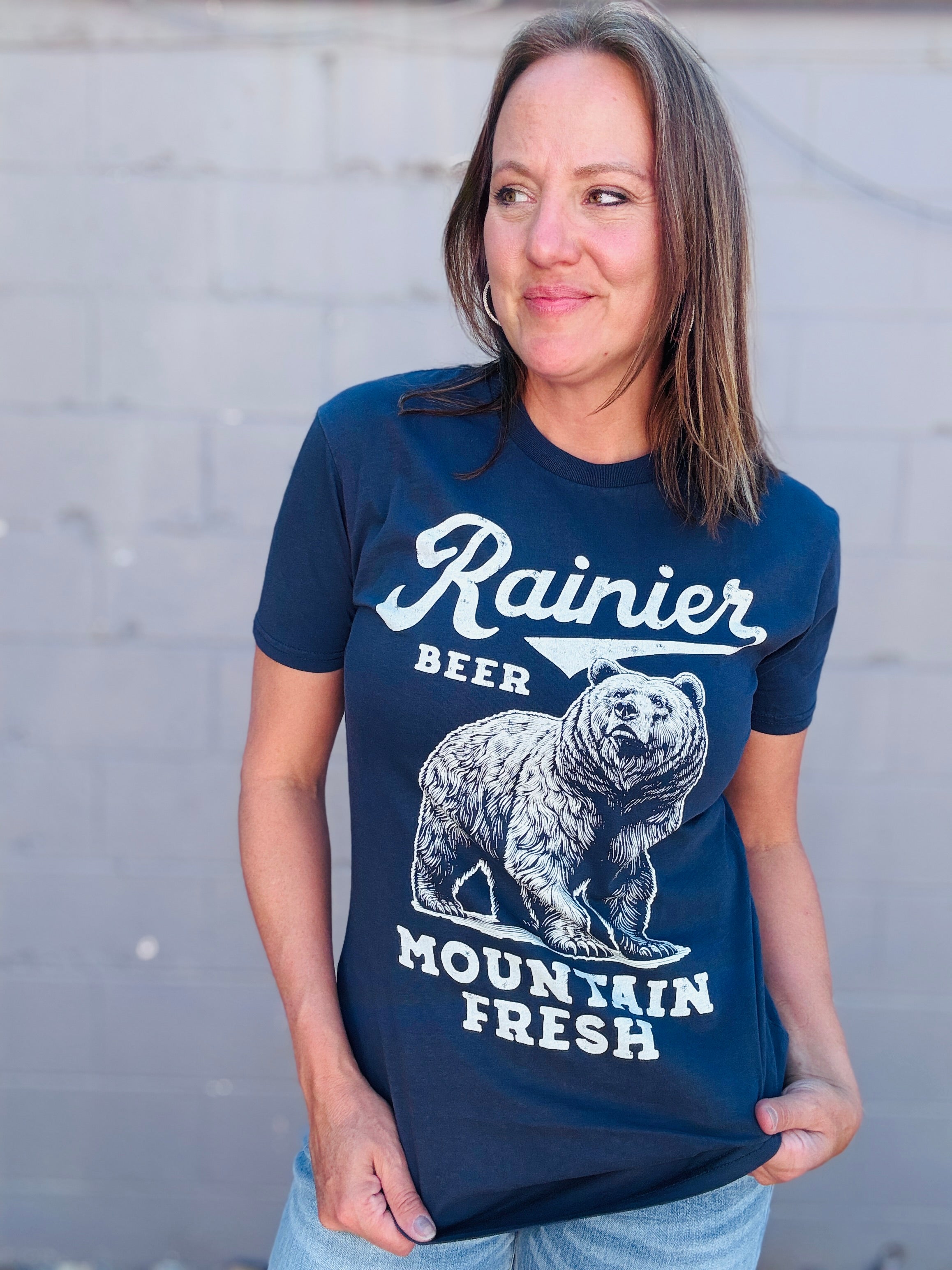 AMERICAN NEEDLE Rainier Beer Tee