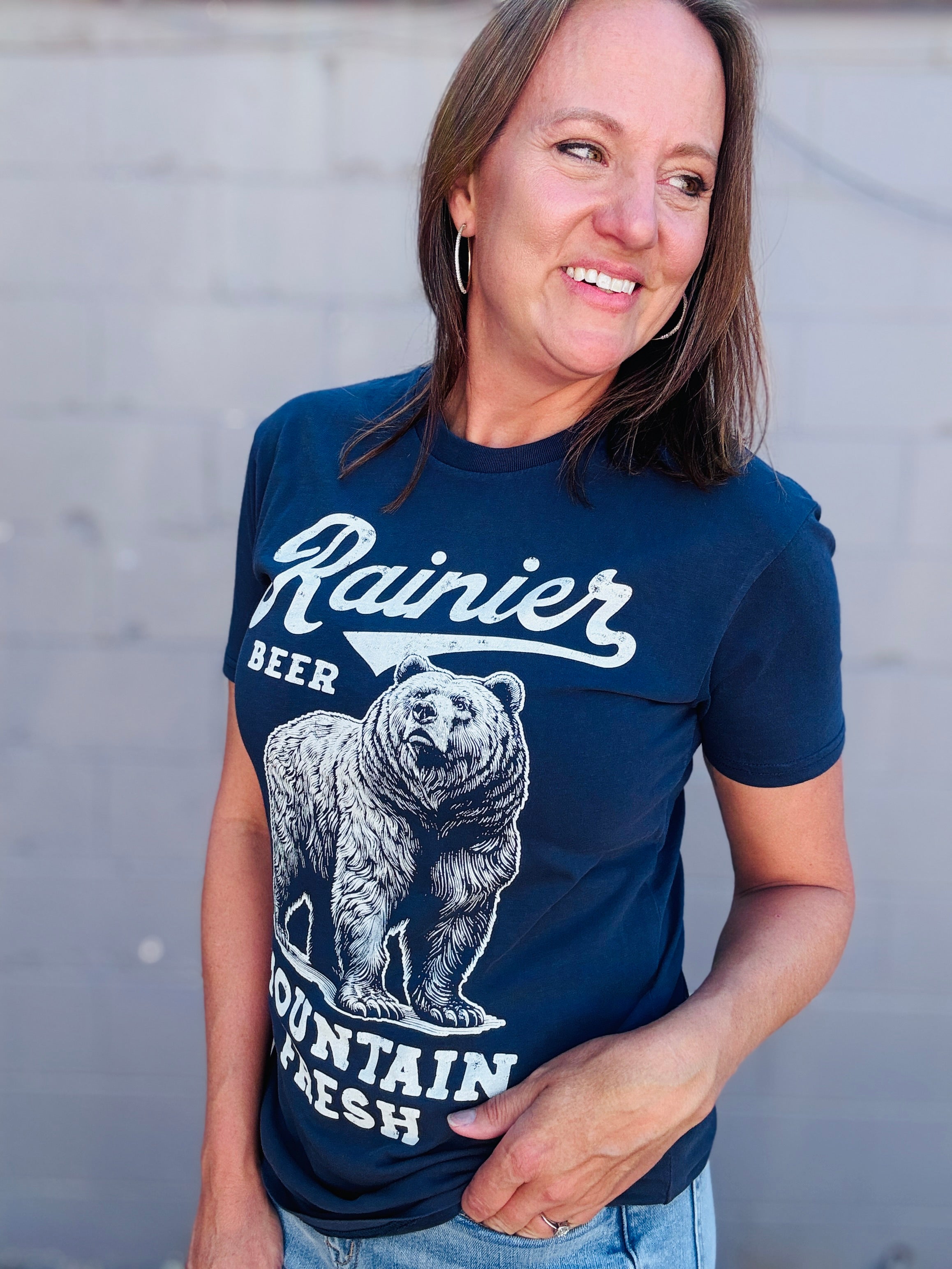 AMERICAN NEEDLE Rainier Beer Tee