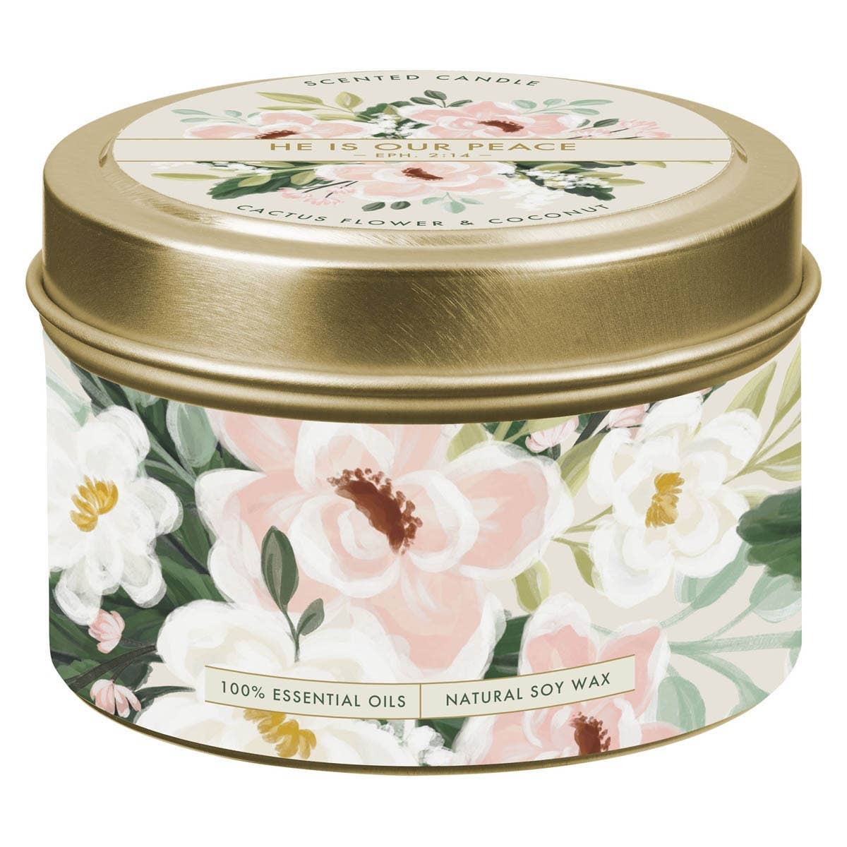 Faith Tin Candle