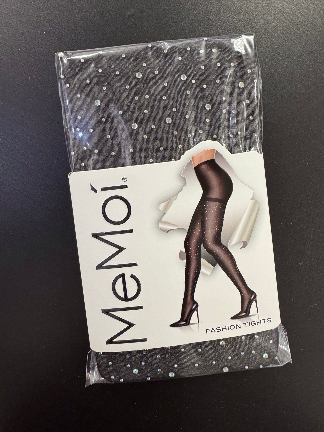 All Over Rhinestone Sheer Tights
