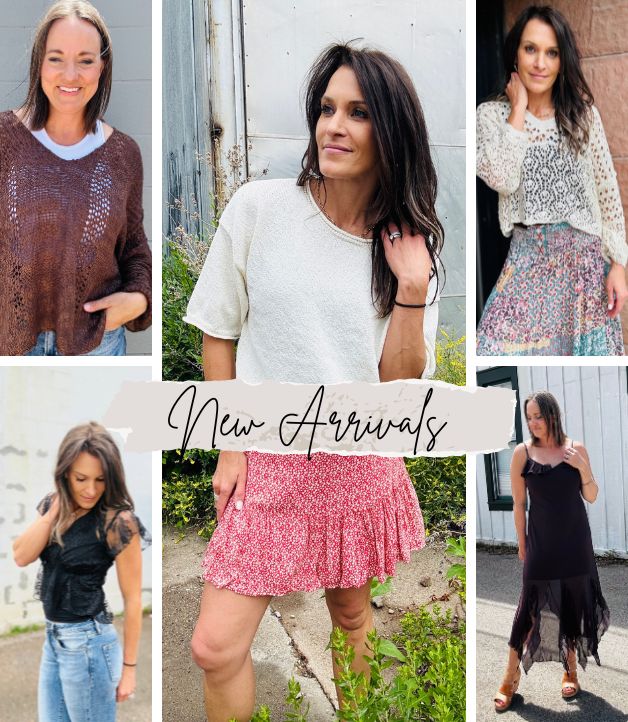 Women wearing summer clothing