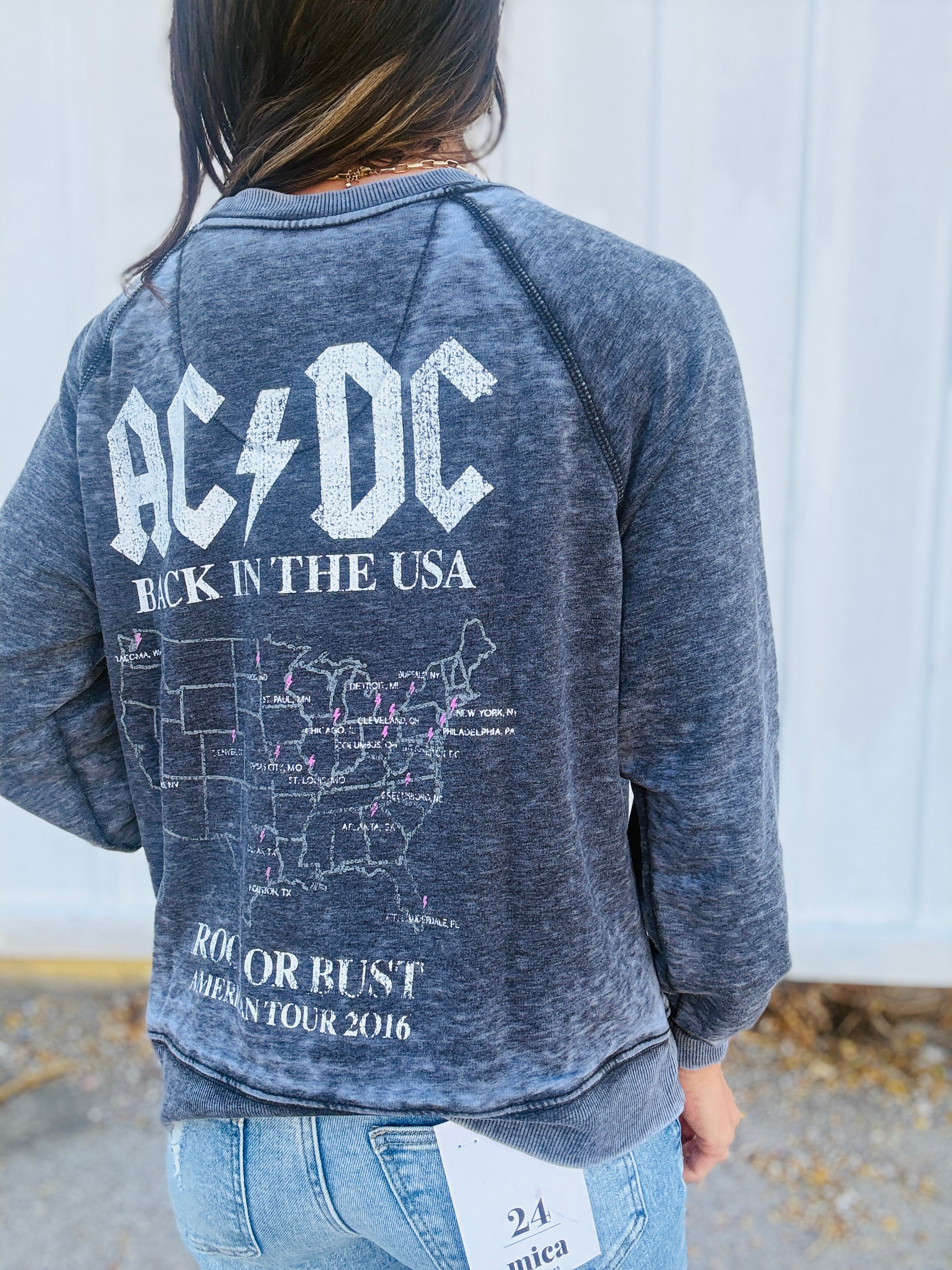 RK AC/DC Back in Black Sweatshirt