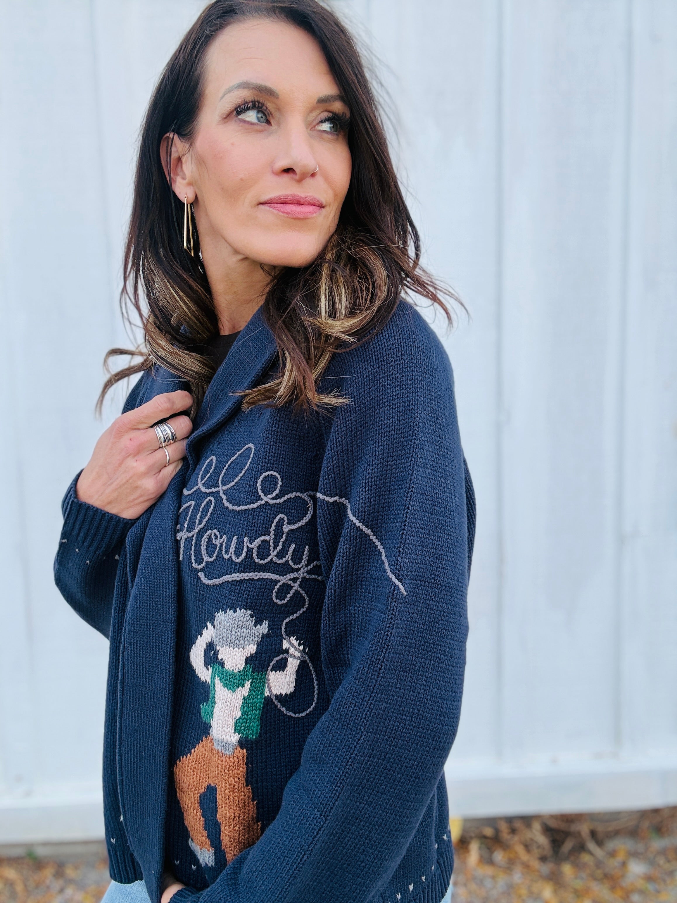 Howdy Cowboy Cardigan