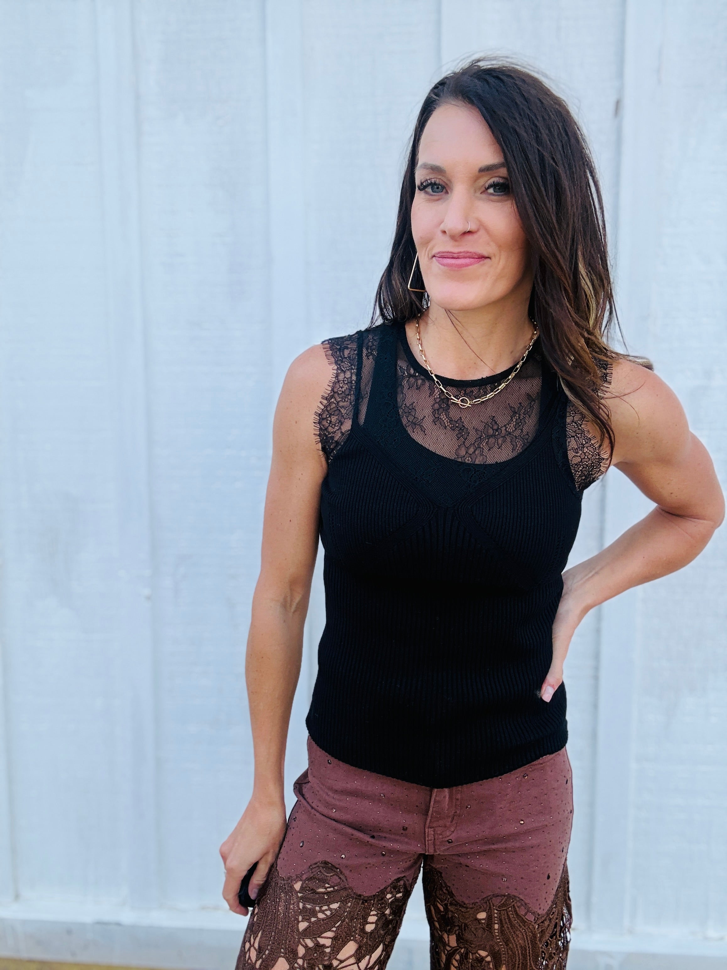 Steve Madden Kourt Sweater Top