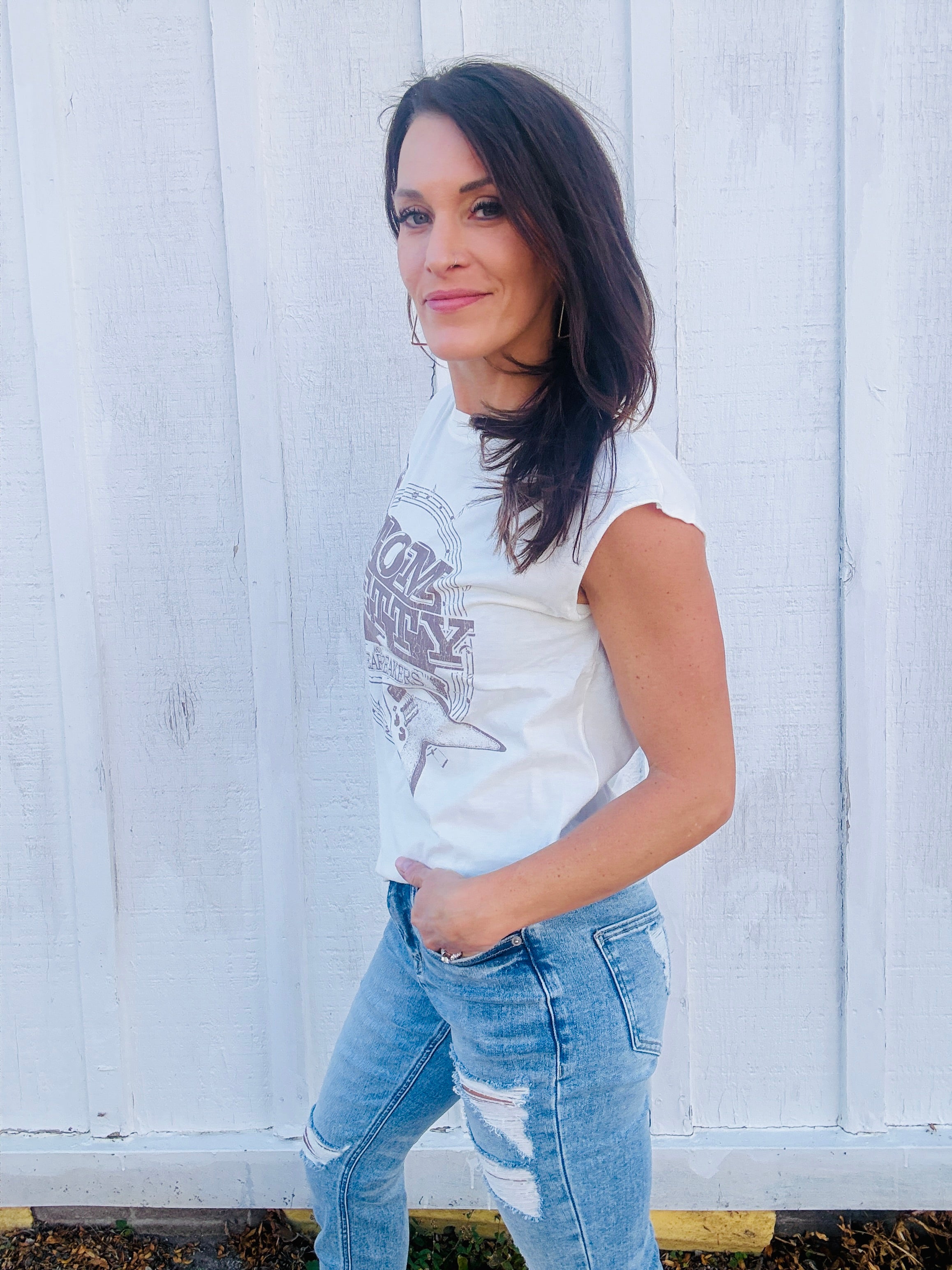 RK Tom Petty Cut Sleeve T