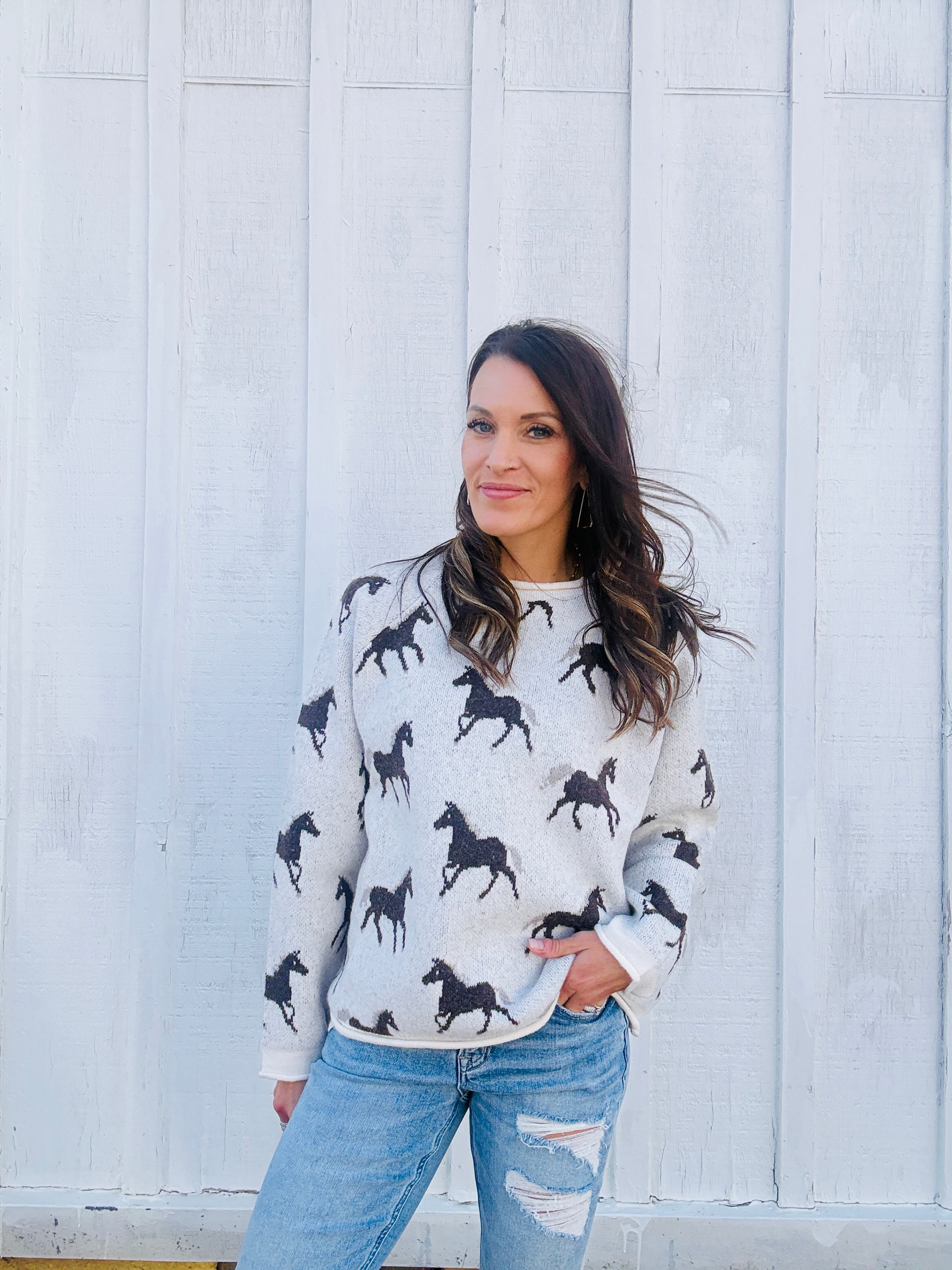 Horsin' Around Sweater