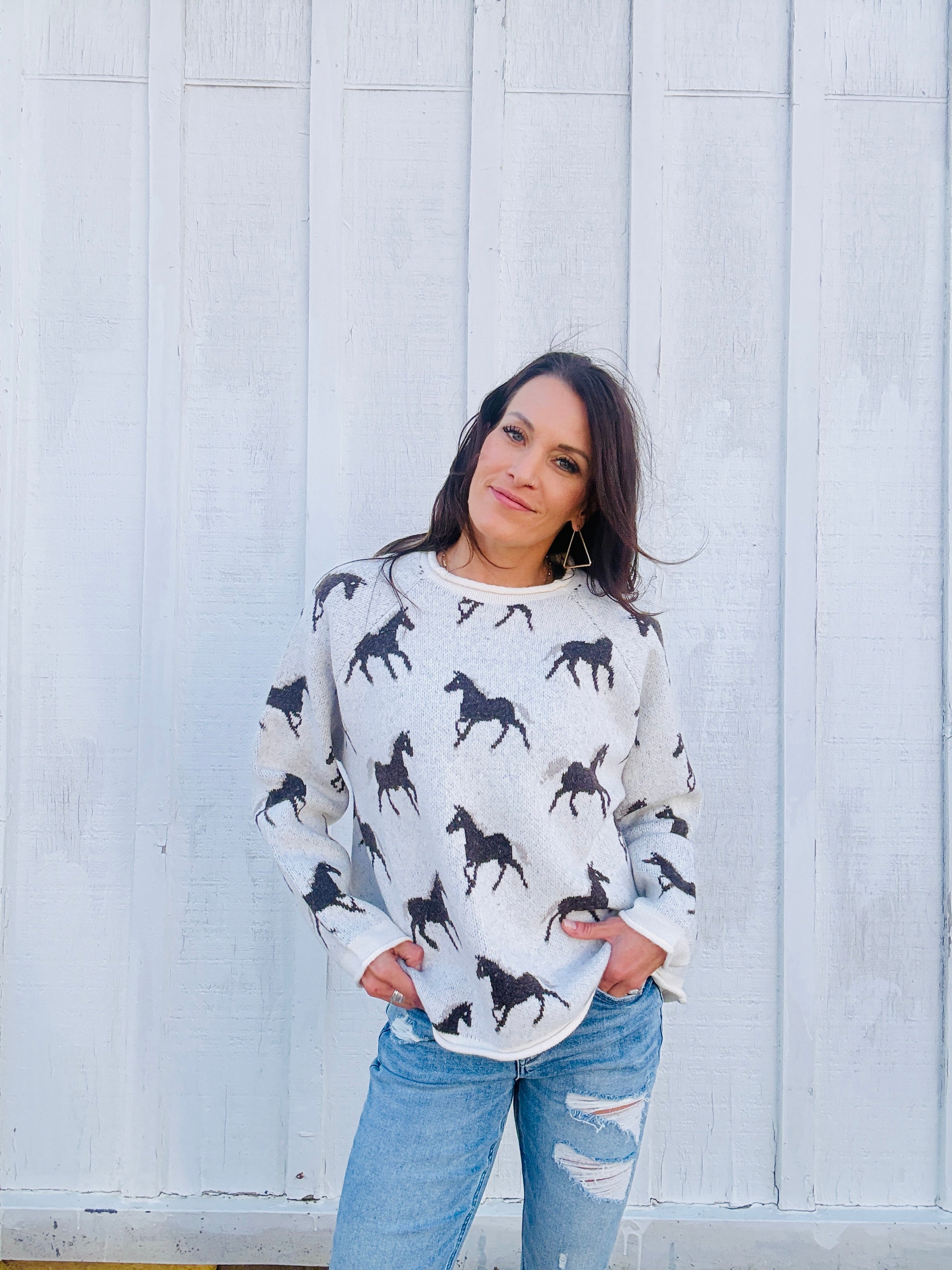 Horsin' Around Sweater