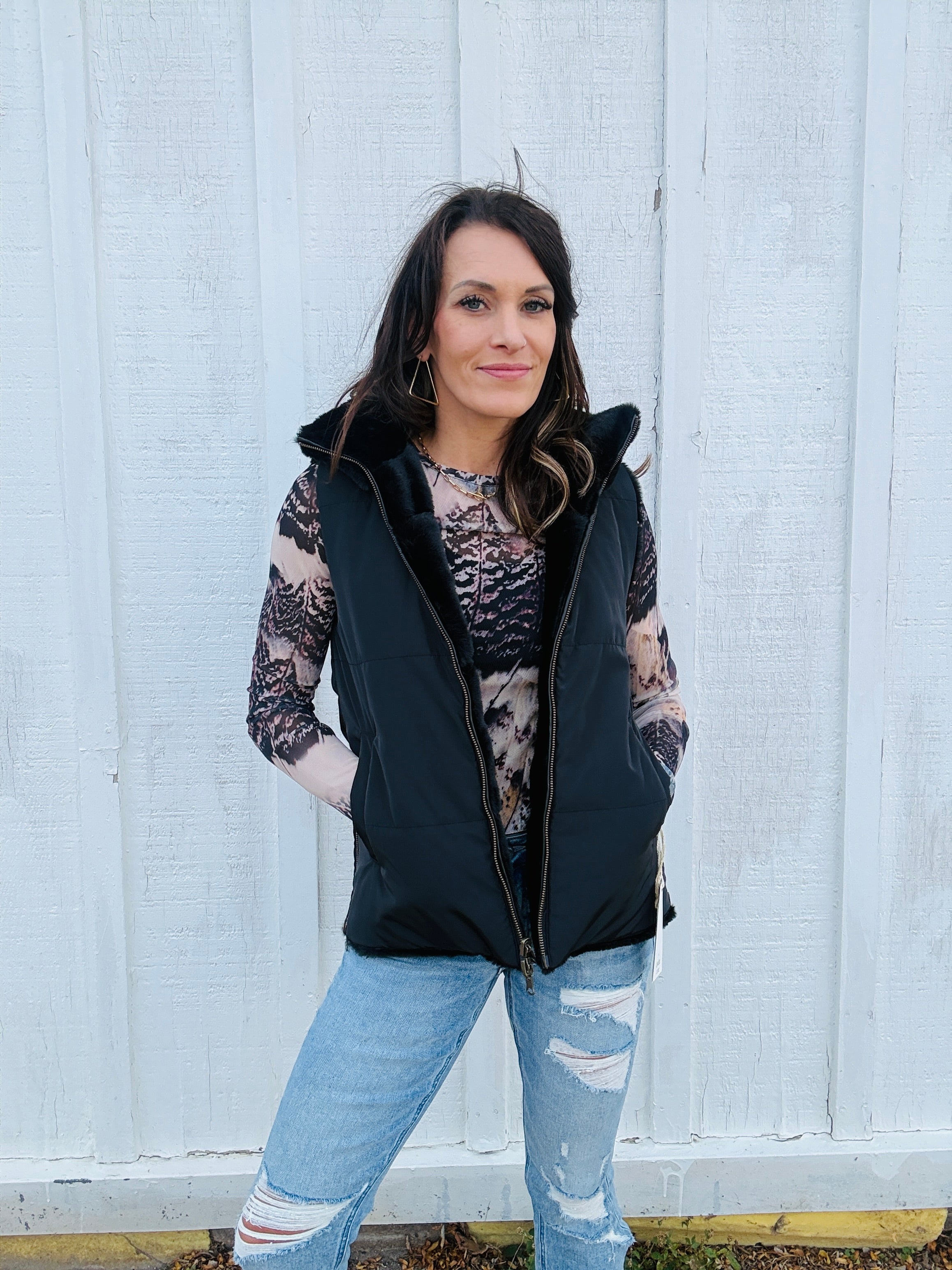 Dylan Sarah Side-Zip Vest