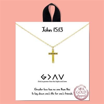God is Greater Than Necklace